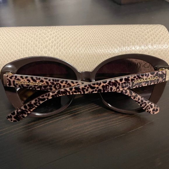 Jimmy Choo Sunglasses with case and cleaning cloth, NWOT - Picture 2 of 5